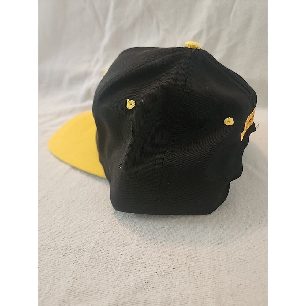 KC Patron Tequila 100% Agave Black Yellow Snapback Baseball Hat Cap One Size - Picture 2 of 5